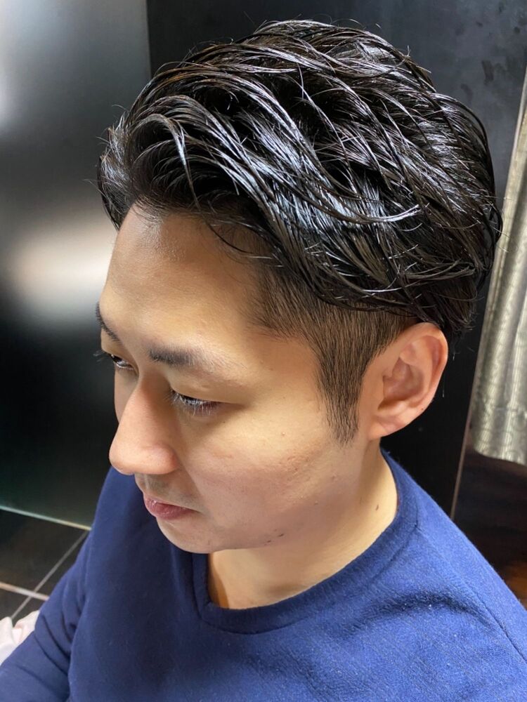 黒髪ビジネスツーブロック ヒロ銀座 理容室 神田 Hiro Ginza Barber Shop 大宮店 ヒロギンザ バーバーショップオオミヤテン 稲垣 心のヘアスタイル情報 Yahoo Beauty