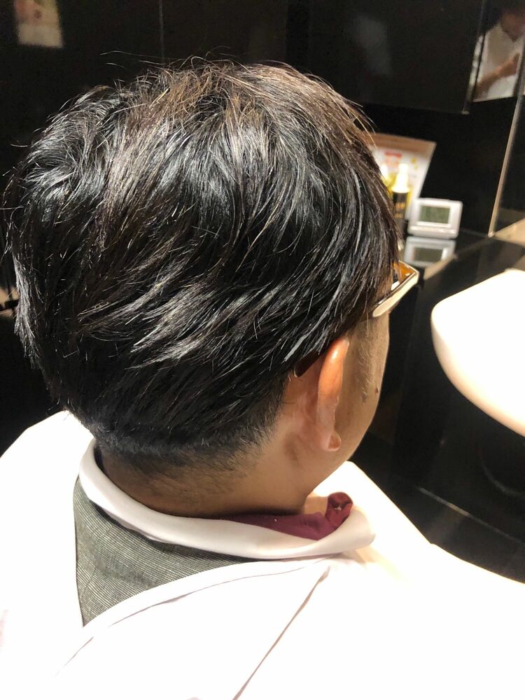超癖毛も 傷みが少ないストレートパーマで自然な仕上がりに Hiro Ginza Barber Shop 大宮店 ヒロギンザ バーバーショップオオミヤテン 稲垣 心のヘアスタイル情報 Yahoo Beauty