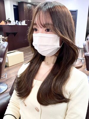 22年春 韓国レイヤーカット ロングの人気ヘアスタイル 髪型 ヘアアレンジ Yahoo Beauty