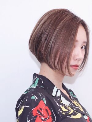 21年春夏 ワンレンボブの新着ヘアスタイル 髪型 ヘアアレンジ Yahoo Beauty