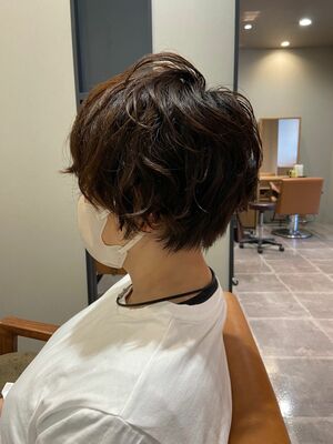 22年春 40代 ショートボブ パーマの人気ヘアスタイル 髪型 ヘアアレンジ Yahoo Beauty