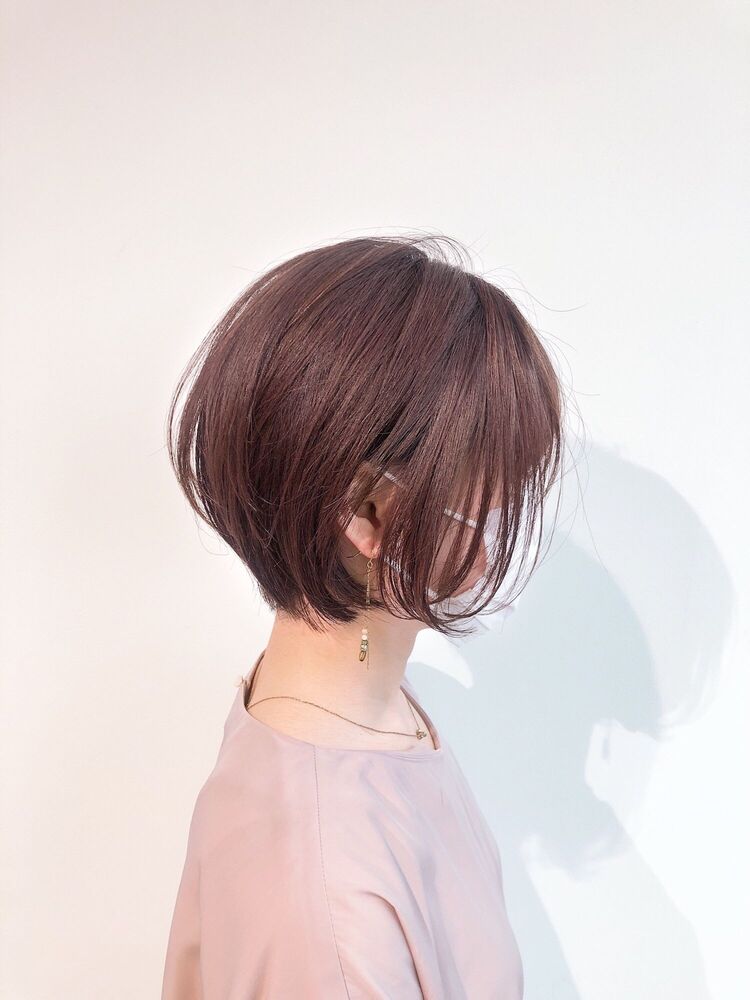 ピンクグレージュ ショートボブ Linda By Neolive リンダバイネオリーブ 池上 健太郎の髪型 ヘアスタイル ヘアカタログ情報 Yahoo Beauty ヤフービューティー