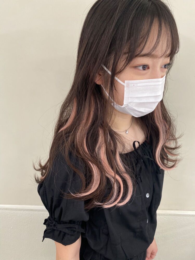 韓国アイドル風 インナーカラーエクステ Hair Ales 原宿 ヘアーアレスハラジュク Hairales クロサキハルカの髪型 ヘアスタイル ヘアカタログ情報 Yahoo Beauty ヤフービューティー