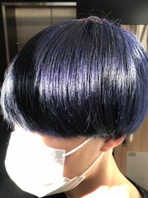21年夏 メンズ ブルーブラックの新着ヘアスタイル 髪型 ヘアアレンジ Yahoo Beauty