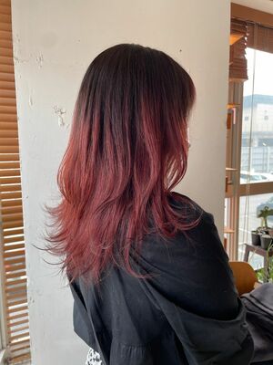 21年夏 赤髪の新着ヘアスタイル 髪型 ヘアアレンジ Yahoo Beauty