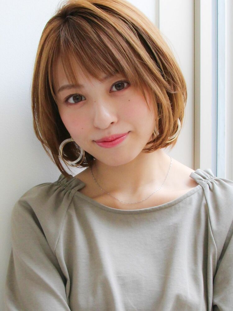 ワンカールパーマ 絶対かわいいナチュラルボブ 宮崎陽平の髪型 ヘアスタイル ヘアカタログ情報 Yahoo Beauty ヤフービューティー