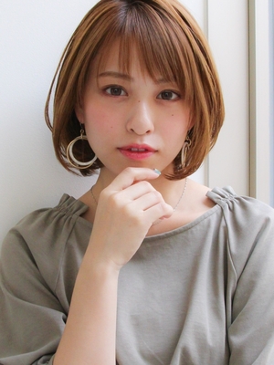 ボブ 前髪ありの髪型 ヘアスタイル ヘアカタログ 人気順 Yahoo Beauty ヤフービューティー