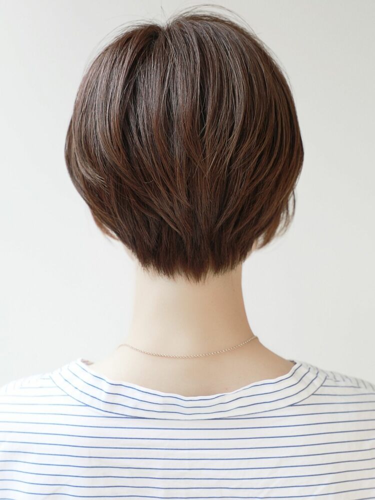 バックシルエットが ナチュラルショートヘア 宮崎陽平の髪型 ヘアスタイル ヘアカタログ情報 Yahoo Beauty ヤフービューティー