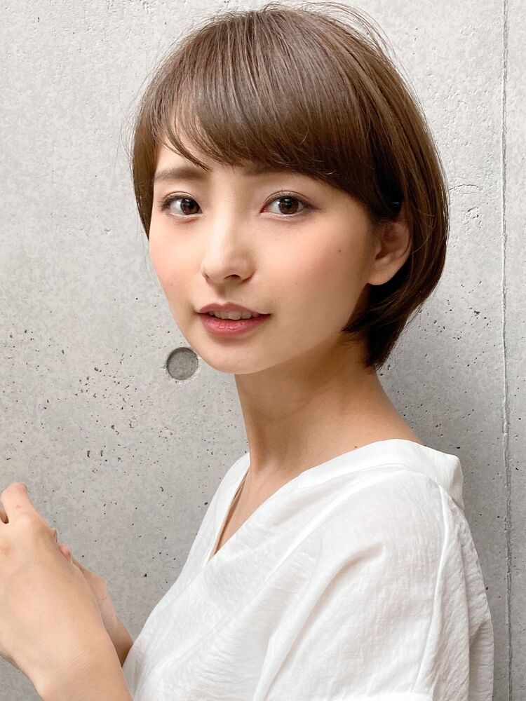 大人可愛いショートヘア アッシュブラウン 宮崎陽平の髪型 ヘアスタイル ヘアカタログ情報 Yahoo Beauty ヤフービューティー