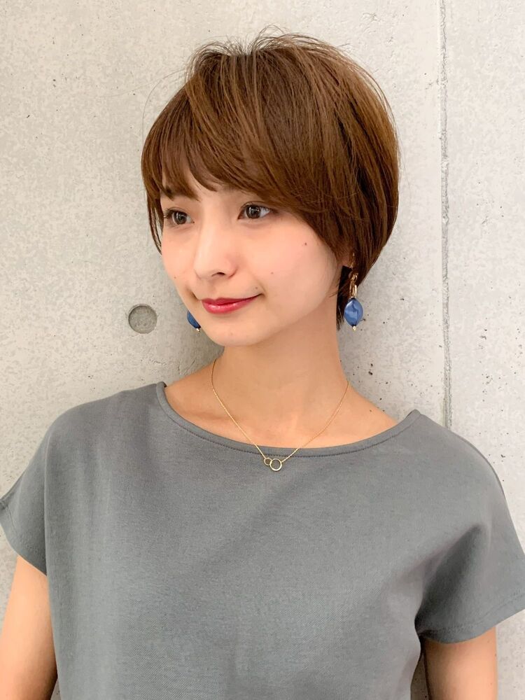 人気のひし形ふんわりショートボブ Dyplus 表参道 ディプラス 宮崎陽平のヘアスタイル情報 Yahoo Beauty