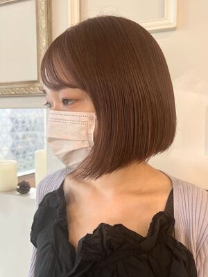 ピンク系 ショートの髪型 ヘアスタイル ヘアカタログ 人気順 Yahoo Beauty ヤフービューティー