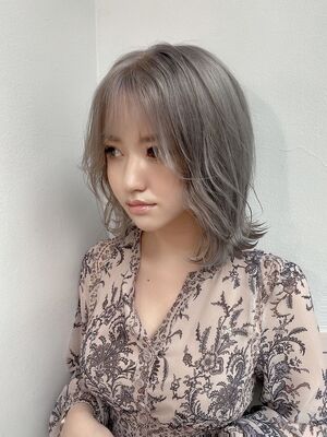 21年夏 シルバーアッシュの新着ヘアスタイル 髪型 ヘアアレンジ Yahoo Beauty