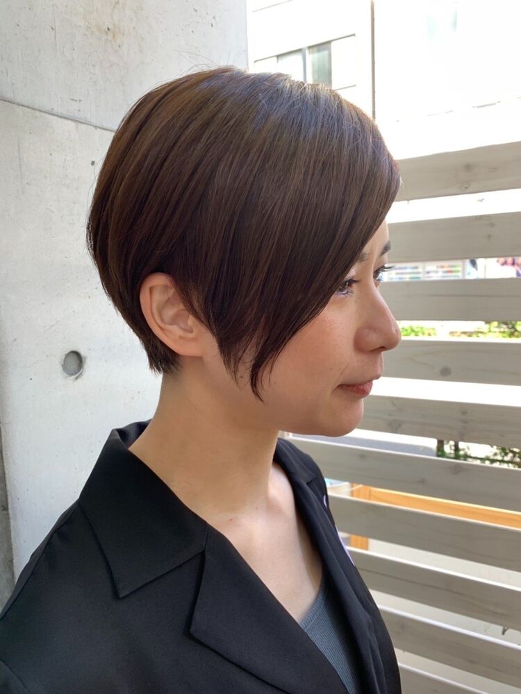 大人かっこいいショートボブ Byronbay Tokyo バイロンベイトーキョー Takeのヘアスタイル情報 Yahoo Beauty