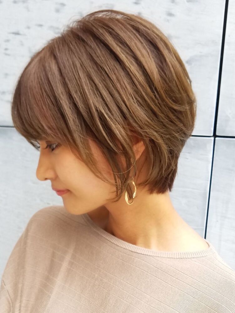 50 代 ショート ボブ 50代のボブヘアスタイル 髪型 前髪あり 前髪なし パーマ Lala Magazine ララマガジン