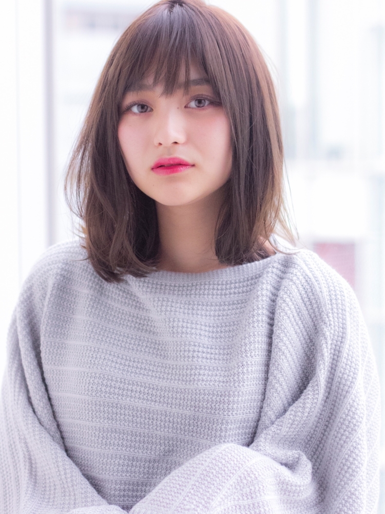 大人かわいいグレージュ切りっぱなしロブ Laf From Garden ラフ フロム ガーデン Garden 寺尾拓巳のヘアスタイル情報 Yahoo Beauty