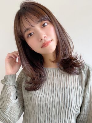 21年秋冬 セミロングの新着ヘアスタイル 髪型 ヘアアレンジ 4ページ目 Yahoo Beauty