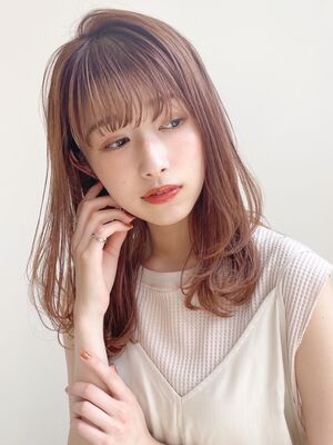 21年夏 セミロングの新着ヘアスタイル 髪型 ヘアアレンジ Yahoo Beauty