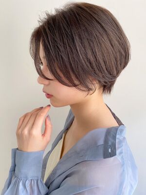 22年夏 ショートボブ 前髪なしの髪型 ヘアスタイル ヘアカタログ 人気順 Yahoo Beauty ヤフービューティー