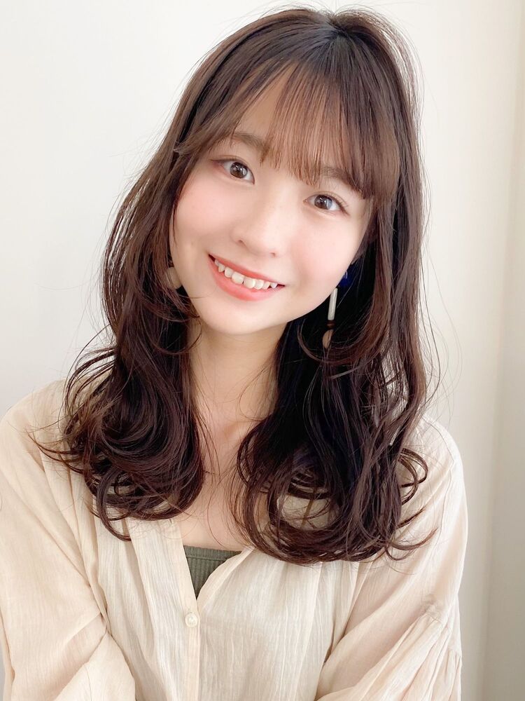 大人可愛いセミロング Dyplus 表参道 ディプラス 櫻木裕紀のヘアスタイル情報 Yahoo Beauty