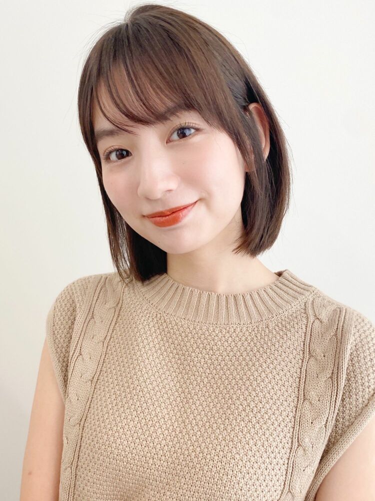 大人可愛いボブ 櫻木裕紀の髪型 ヘアスタイル ヘアカタログ情報 Yahoo Beauty ヤフービューティー