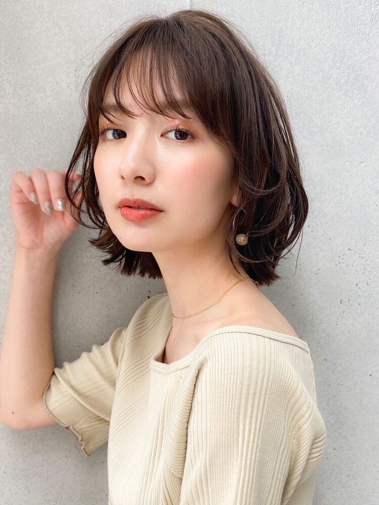 大人可愛いミディアムヘア Dyplus 表参道 ディプラス 櫻木裕紀のヘアスタイル情報 Yahoo Beauty