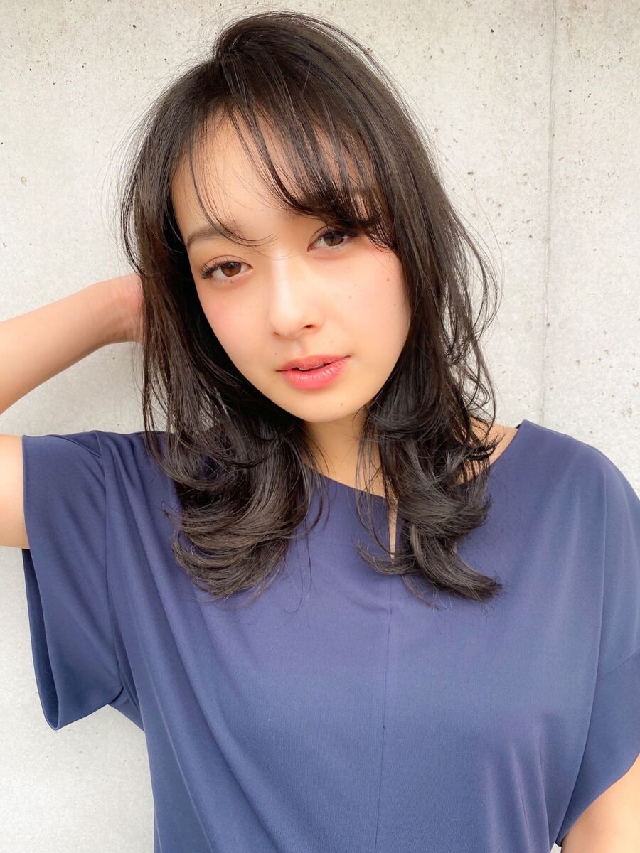 大人かわいいセミロング Agnos 青山 アグノス アオヤマ 櫻木裕紀のヘアスタイル情報 Yahoo Beauty