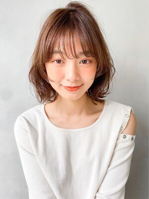 21年夏 ミディアムウルフの新着ヘアスタイル 髪型 ヘアアレンジ Yahoo Beauty