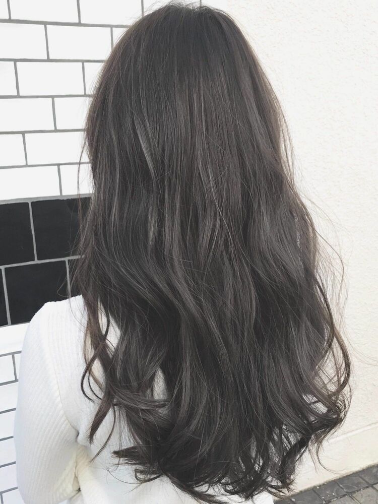 イルミナカラー 暗髪ブルージュカラー デジタルパーマ 表参道 槙山ユースケのヘアスタイル情報 Yahoo Beauty