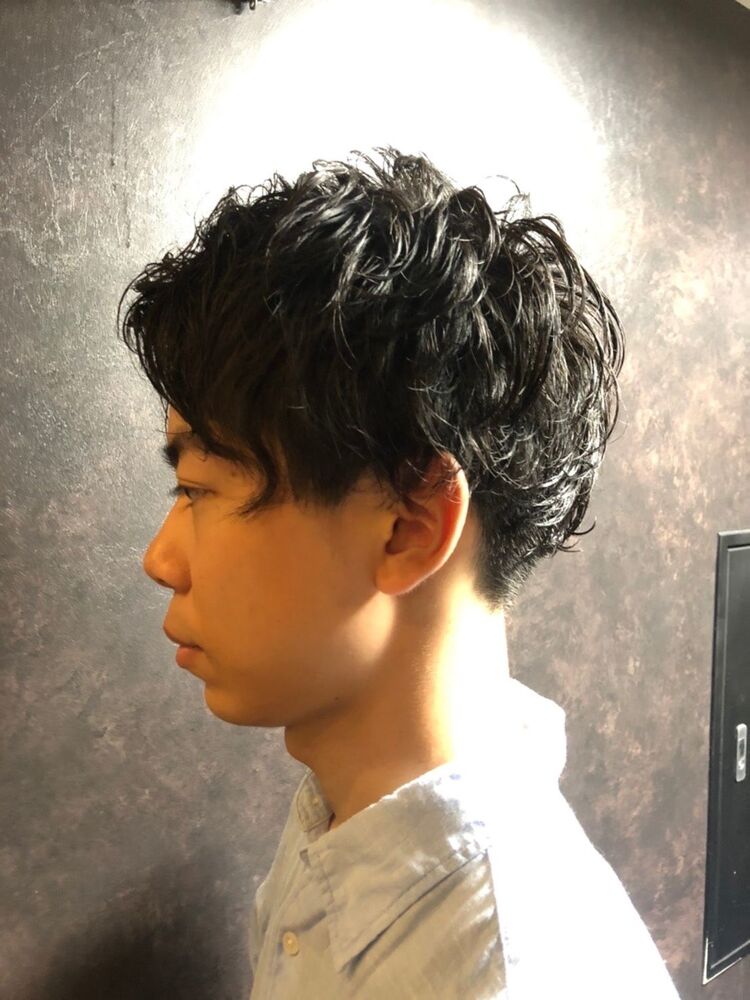 スパイラルパーマ メンズ バーバー Barber メンズ専門美容室 ヒロ銀座 理容室 床屋 東京 藤田 尚希のヘアスタイル情報 Yahoo Beauty