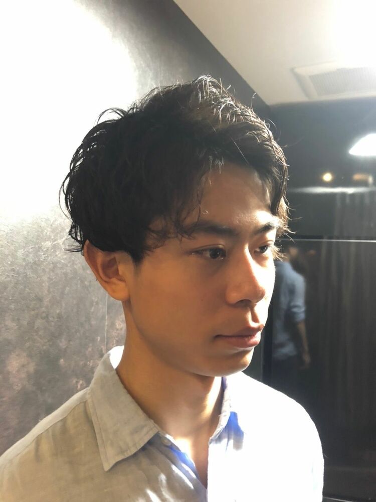 スパイラルパーマ メンズ バーバー barber メンズ専門美容室 ヒロ銀座 理容室 床屋 東京｜HIRO GINZA 神田店（ヒロギンザ