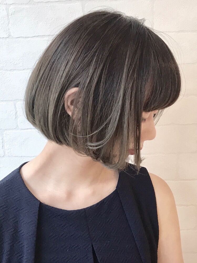 外ハネボブアッシュブラウンネオウルフミニボブショートヘア Merry メリー Akiの髪型 ヘアスタイル ヘアカタログ情報 Yahoo Beauty ヤフービューティー