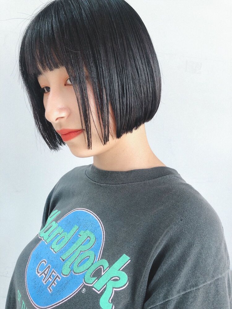 切りっぱなしボブ ナチュラル黒髪 上田智久の髪型 ヘアスタイル ヘアカタログ情報 Yahoo Beauty ヤフービューティー
