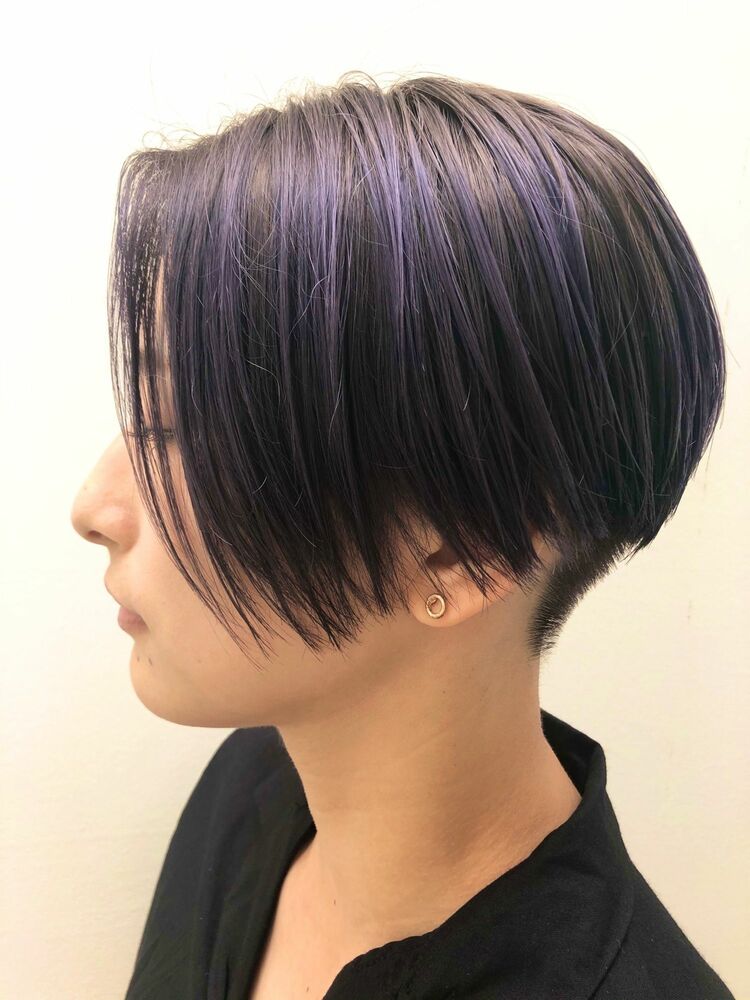 刈り上げショートラベンダーアッシュカラー コイケリュウタのヘアスタイル情報 Yahoo Beauty