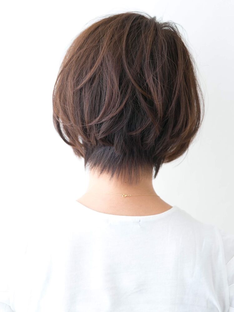 シンプルな前下がりボブの後ろ姿です アンソリットボーテ アンソリットボーテ 西尾和樹のヘアスタイル情報 Yahoo Beauty