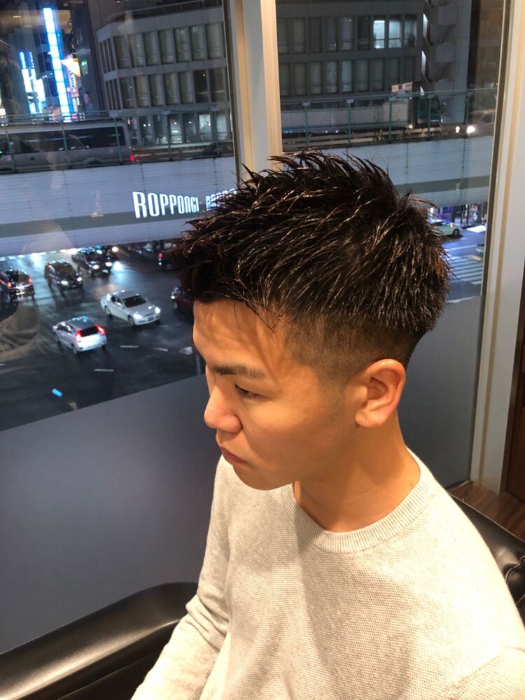 短髪ツーブロックイケイケスタイル Hiro Ginza 六本木店 ヒロギンザ ロッポンギテン 渡辺京介のヘアスタイル情報 Yahoo Beauty