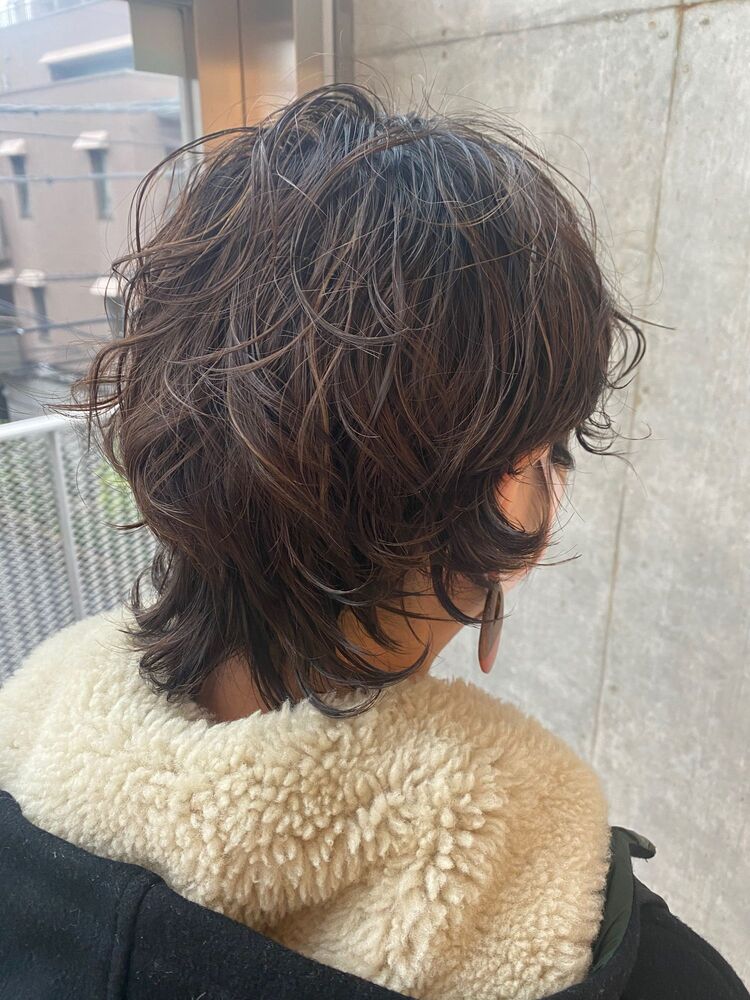 ショートウルフパーマ Jeanaharbor ジーナハーバー 二俣 慎太郎の髪型 ヘアスタイル ヘアカタログ情報 Yahoo Beauty ヤフービューティー