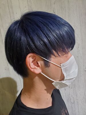 22年夏 メンズ ネイビーブルーの人気ヘアスタイル 髪型 ヘアアレンジ Yahoo Beauty