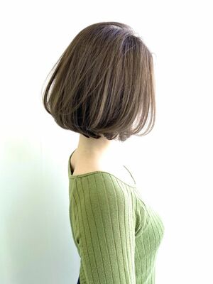 40代ボブスタイル ミディアムの髪型 ヘアスタイル ヘアカタログ 人気順 Yahoo Beauty ヤフービューティー