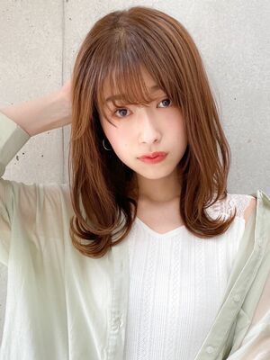 ワンカールパーマで大人可愛いスタイル Agnos 青山 アグノス アオヤマ 原田 実茄のヘアスタイル情報 Yahoo Beauty