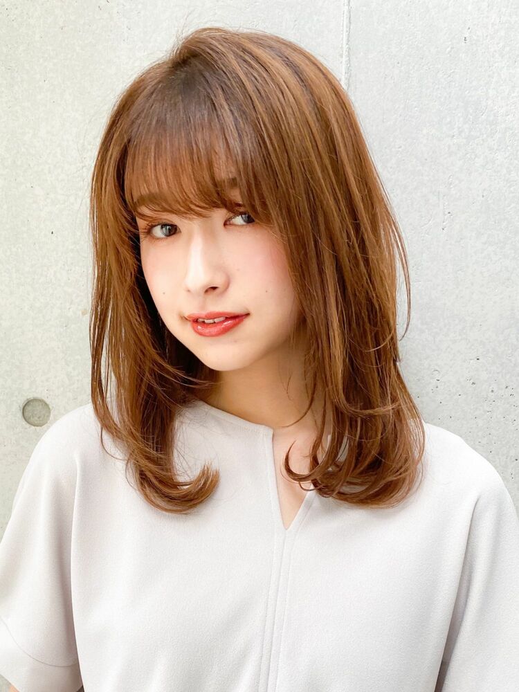 ワンカールパーマで大人可愛いスタイル Agnos 青山 アグノス アオヤマ 原田 実茄のヘアスタイル情報 Yahoo Beauty