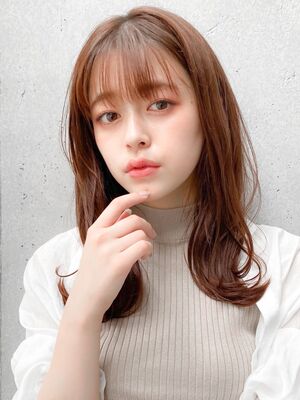 21年夏 小顔 セミロングの新着ヘアスタイル 髪型 ヘアアレンジ Yahoo Beauty