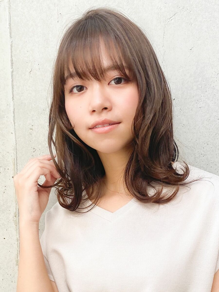 毛先外ハネワンカールパーマ♪｜Agnos 青山（アグノス アオヤマ）原田 実茄のヘアスタイル情報｜Yahoo! BEAUTY