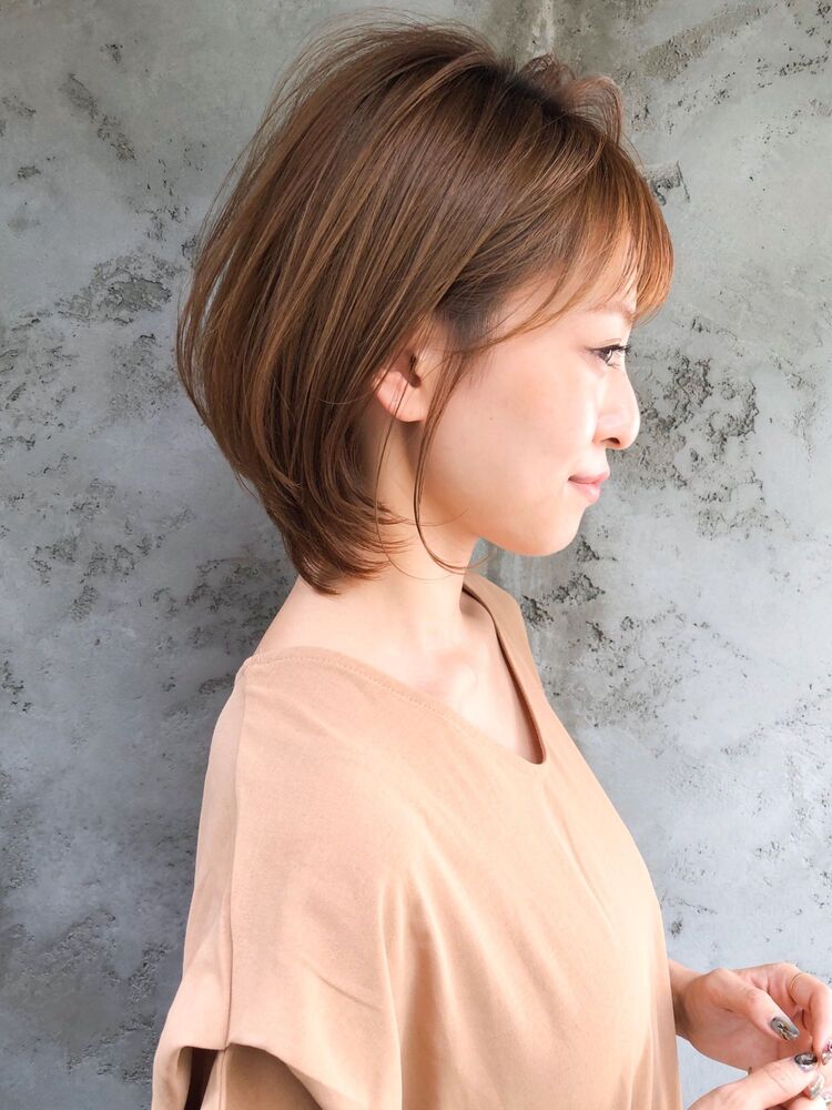 ひし形レイヤーボブ♪｜Agnos 青山（アグノス アオヤマ）原田 実茄のヘアスタイル情報｜Yahoo! BEAUTY