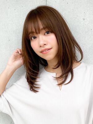 21年秋冬 前髪あり セミロングの新着ヘアスタイル 髪型 ヘアアレンジ 4ページ目 Yahoo Beauty