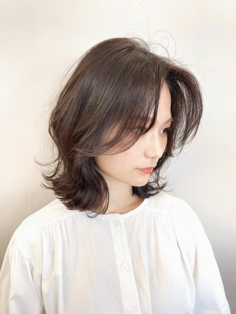 韓国風センターパートのミディアムスタイル 関 京磨の髪型 ヘアスタイル ヘアカタログ情報 Yahoo Beauty ヤフービューティー