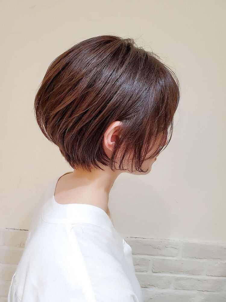 ひし形前下がりショートボブ Bump銀座 バンプギンザ かずお 浦野一行 Bump銀座の髪型 ヘアスタイル ヘアカタログ情報 Yahoo Beauty ヤフービューティー