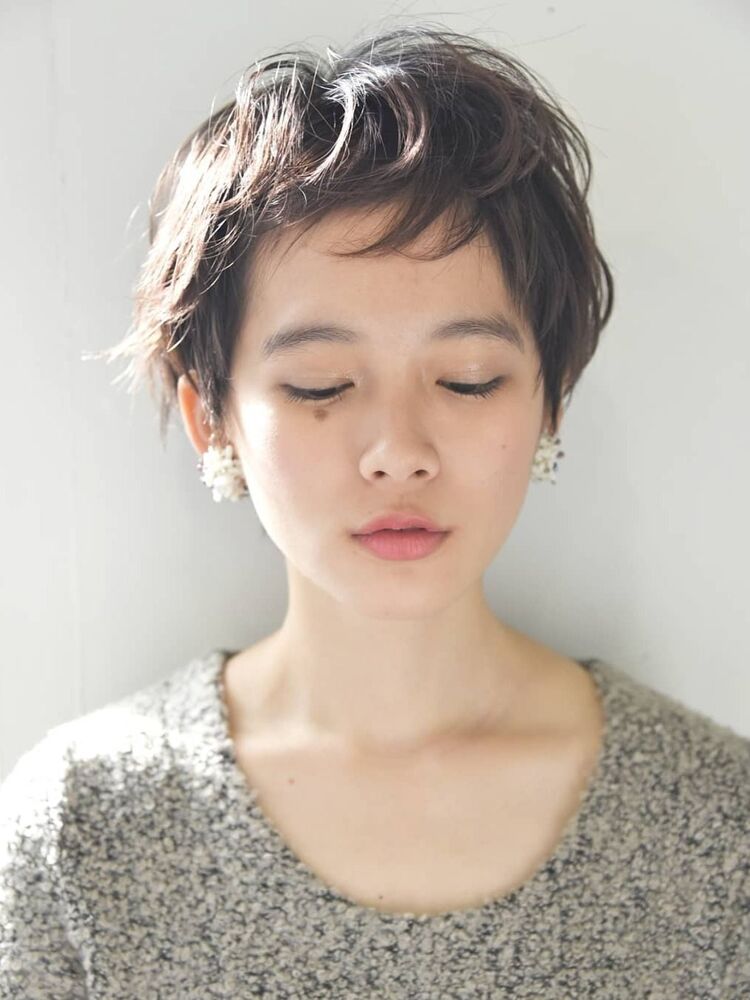 女性らしい柔らかベリーショート Juno ユノ 旧 Lepes ユノ 山口華絵 中目黒juno の髪型 ヘアスタイル ヘアカタログ情報 Yahoo Beauty ヤフービューティー