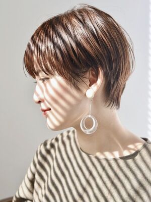 ストレート ベリーショートの髪型 ヘアスタイル ヘアカタログ 人気順 Yahoo Beauty ヤフービューティー