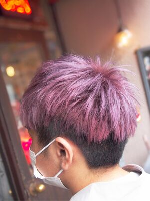 メンズ ピンクアッシュの髪型 ヘアスタイル ヘアカタログ 人気順 Yahoo Beauty ヤフービューティー
