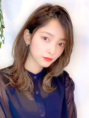 21年春夏 かきあげ前髪の新着ヘアスタイル 髪型 ヘアアレンジ Yahoo Beauty